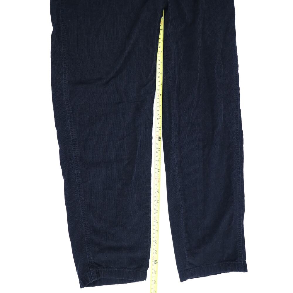 Contemporary Modern Minimalist COS Black Corduroy Barrel Leg Crop Pants — Size 6 - Picture 9 of 12